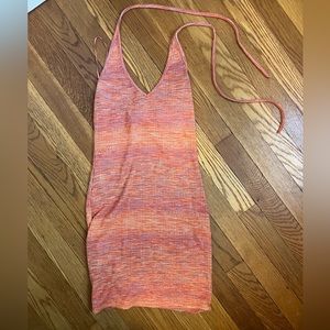 Bershka halter dress worn once xs